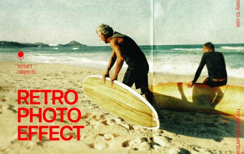 Free Retro Paper Photo Effect PSD 1536x1023