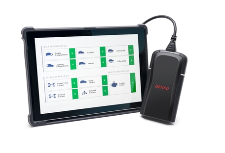 Denso e videns device with screen