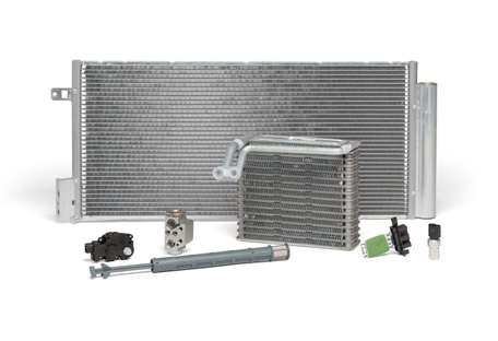 Group shot DENSO AC parts