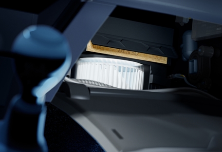 Cabin blower fan graphic