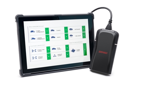 Denso e videns device with screen