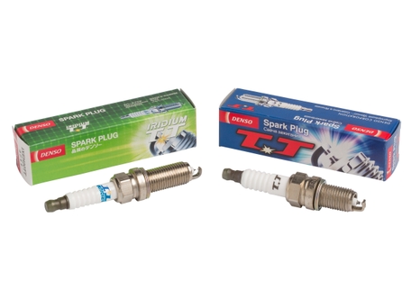 2 spark plugs and packages