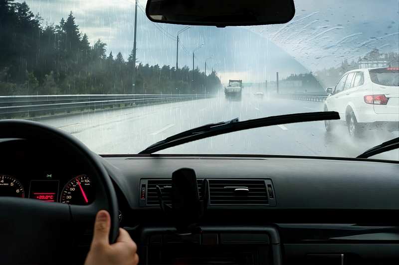 Hybrid WB on windshield