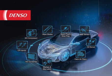 DENSO CAR with icons V6