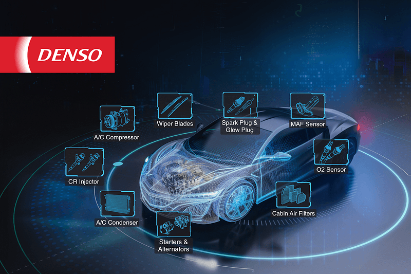 DENSO CAR with icons V6