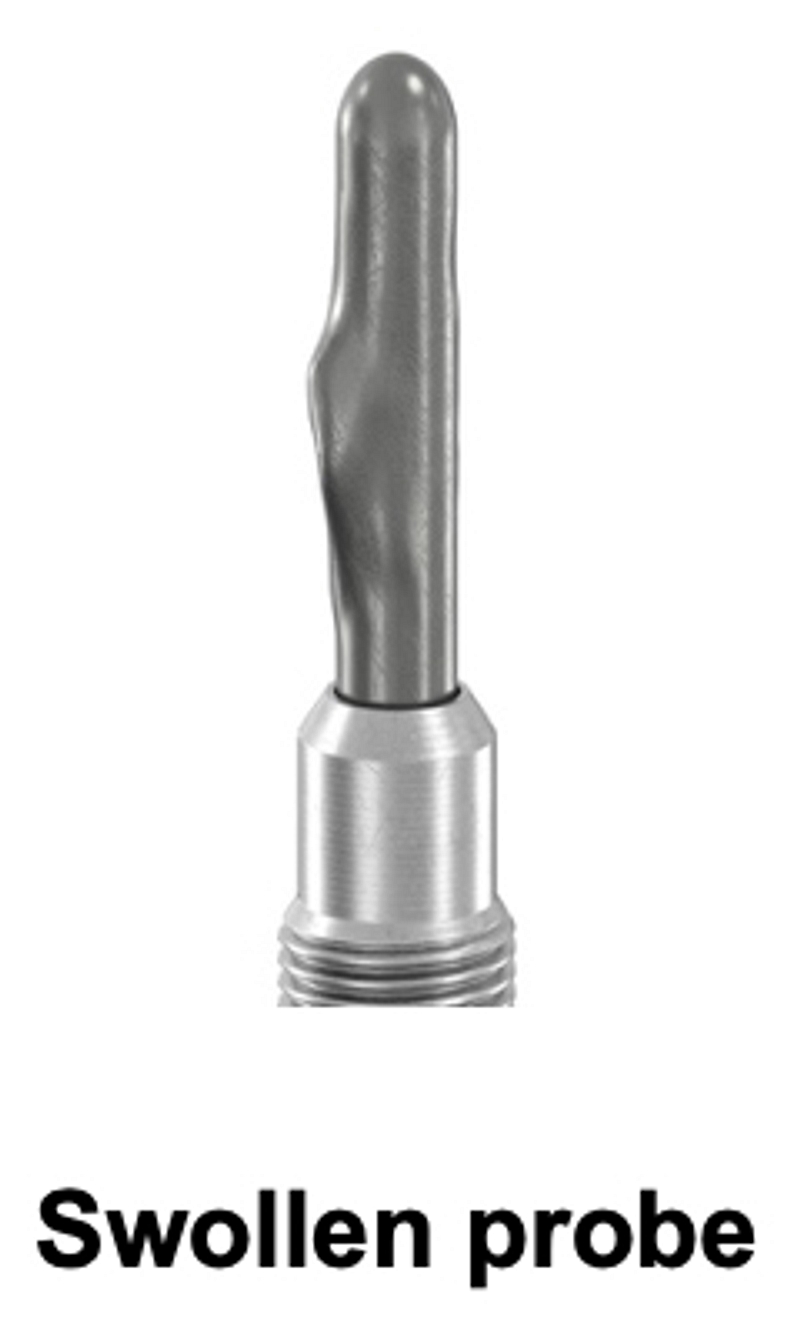Swollen probe