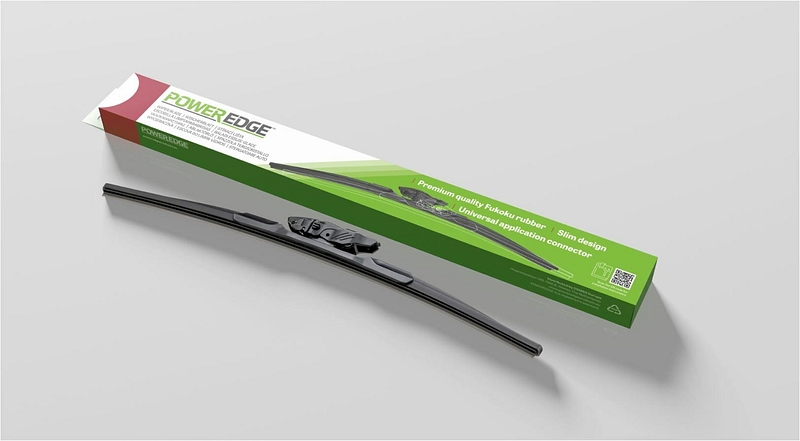 Flat Wiper Blade Packaging Front Right