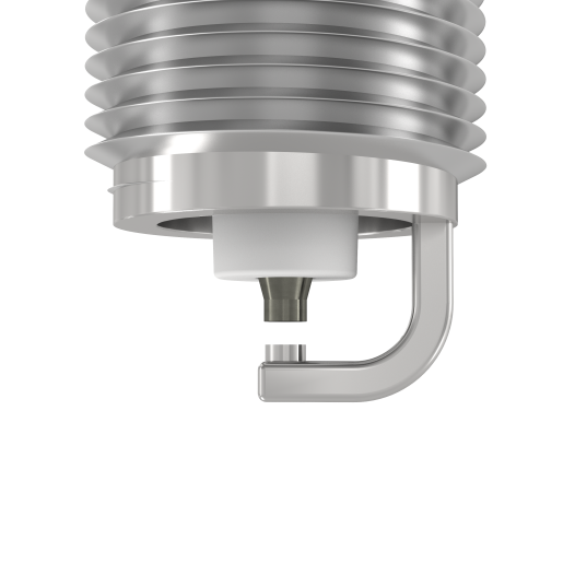 DENSO spark plug electrode close up