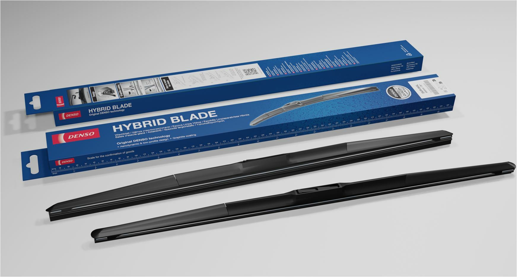 La gama de limpiaparabrisas Hybrid Blade de DENSO ha cambiado de nombre y su embalaje para reflejar su calidad premium de equipo original