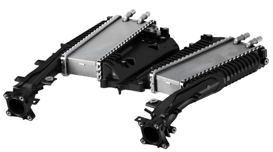 Air to water intercooler